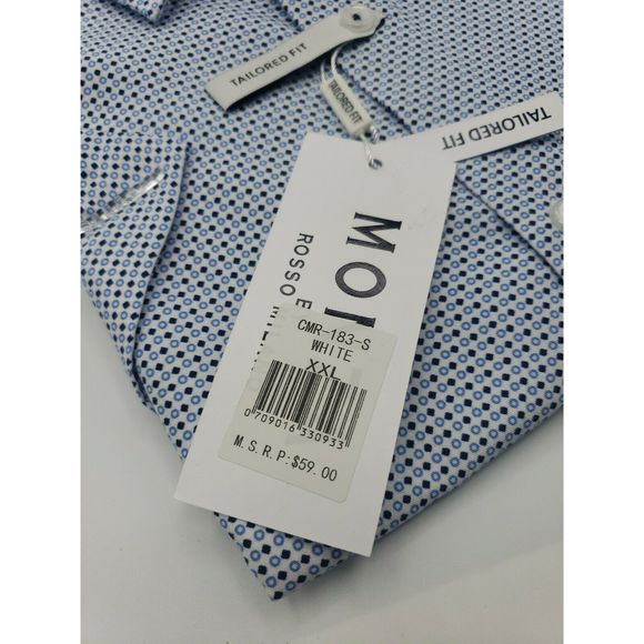 SALE!  GEOMETRIC Tailor Fit Button Down MONZA - Picture 5 of 8